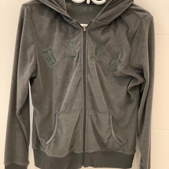 BCBG Grey Hoodie - Picture 1 of 3